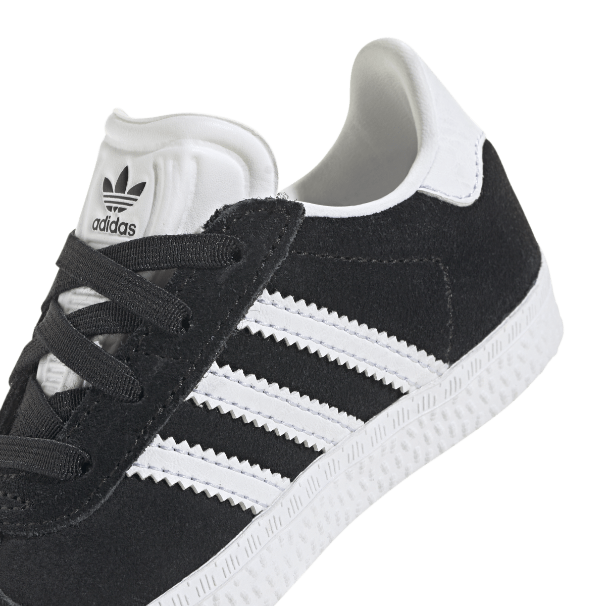 Overkicks - Adidas Gazelle Comfort Closure Core Black Cloud White (TD) (IH0338) - imagen 8
