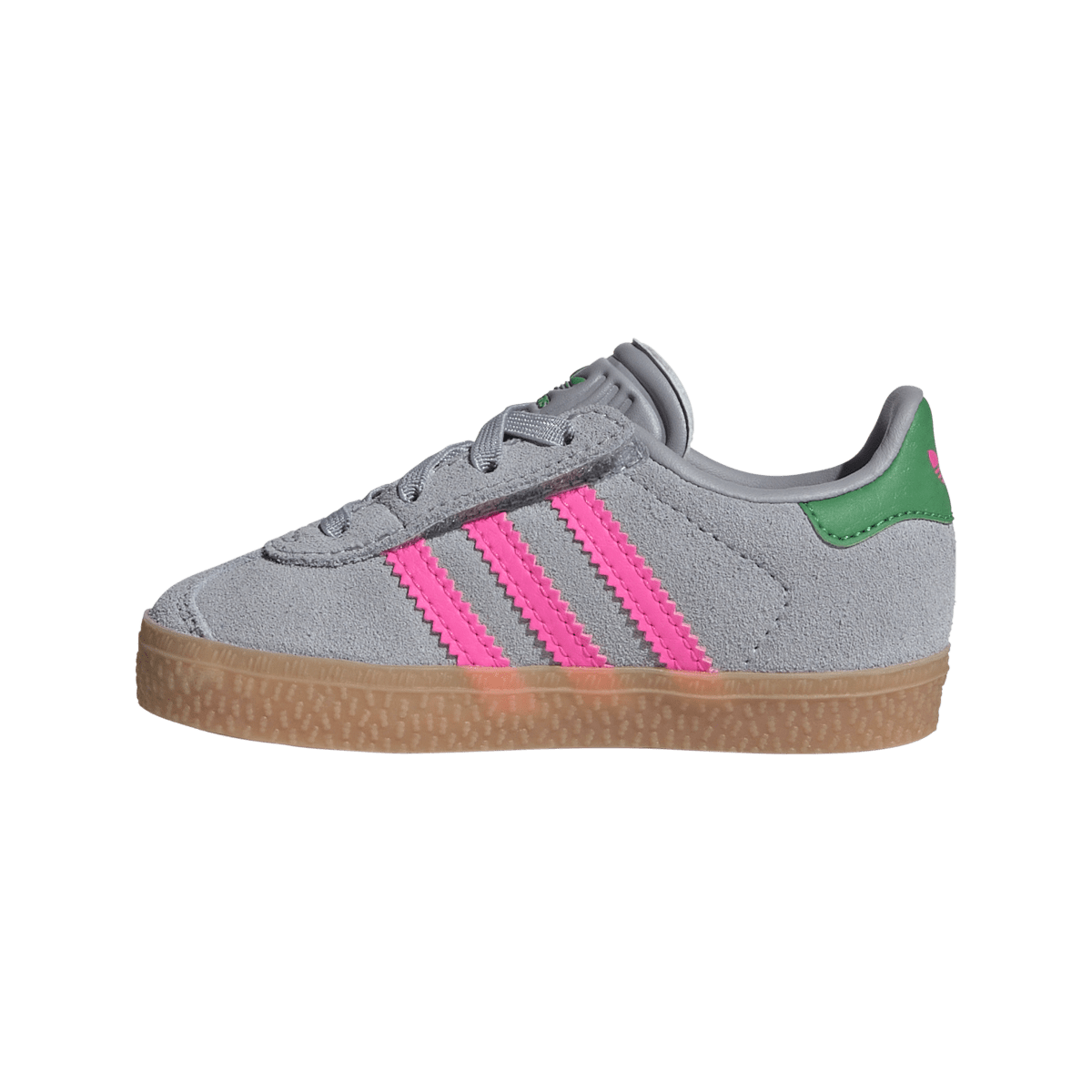 Overkicks - Adidas Gazelle Comfort Closure Halo Silver Lucid Pink Green (TD) (IH6477) - imagen 6