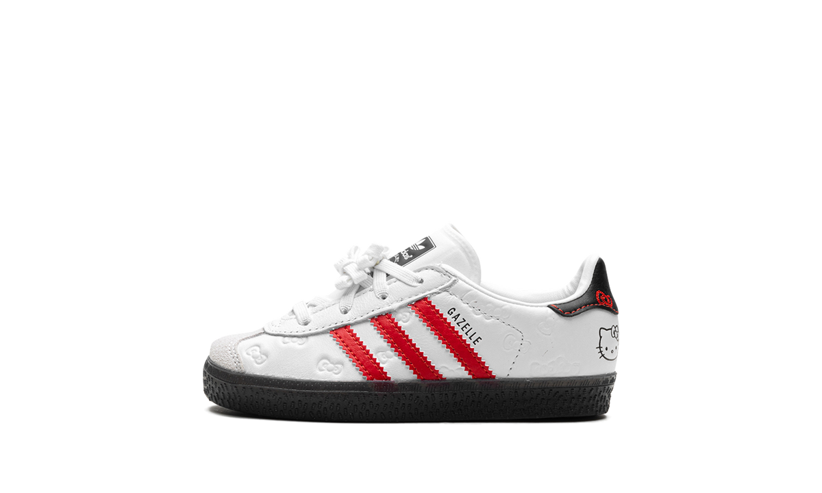Overkicks - Adidas Gazelle Comfort Closure Hello Kitty (TD) (IH9956) - vista lateral