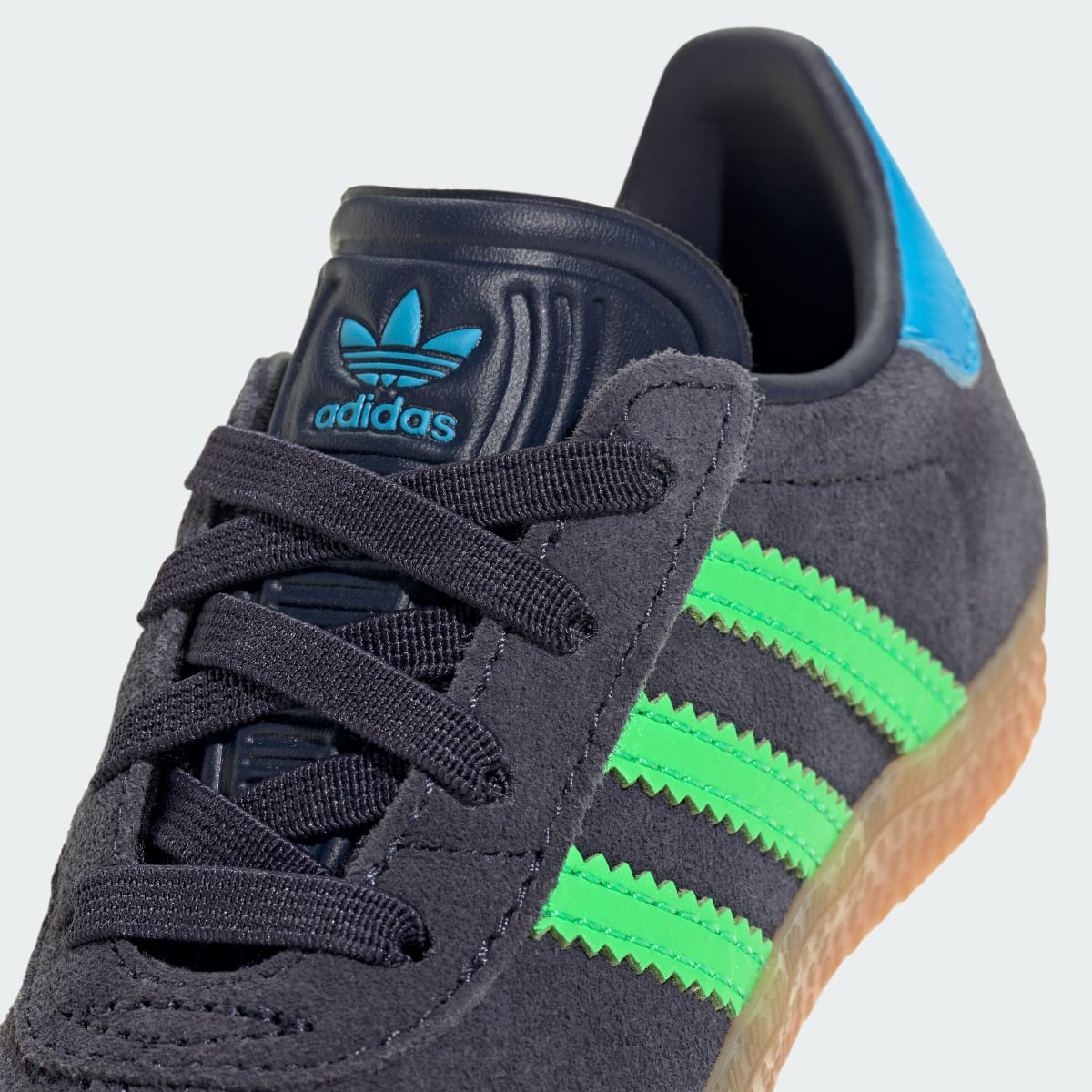 Overkicks - Adidas Gazelle Comfort Closure Shadow Navy Screaming Green (TD) (IH6476) - imagen 10
