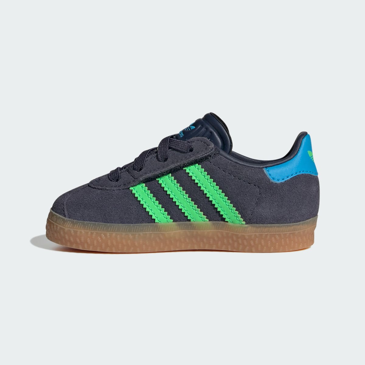 Overkicks - Adidas Gazelle Comfort Closure Shadow Navy Screaming Green (TD) (IH6476) - imagen 7