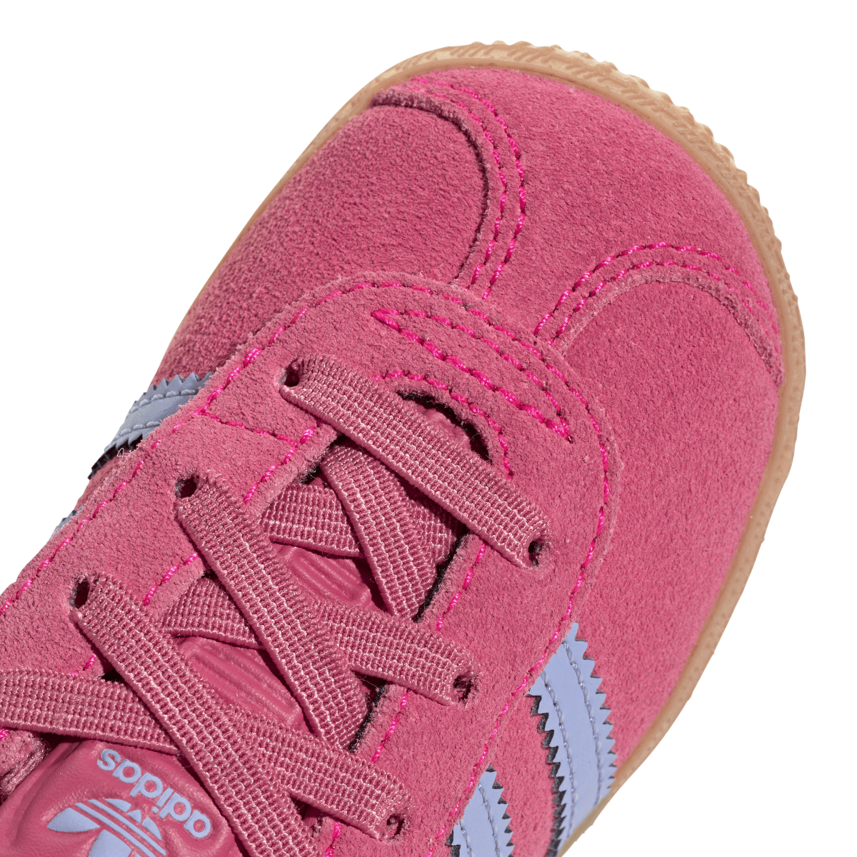 Overkicks - Adidas Gazelle Comfort Closure Shock Pink Blue Spark Halo Blue (TD) (JR5938) - imagen 7