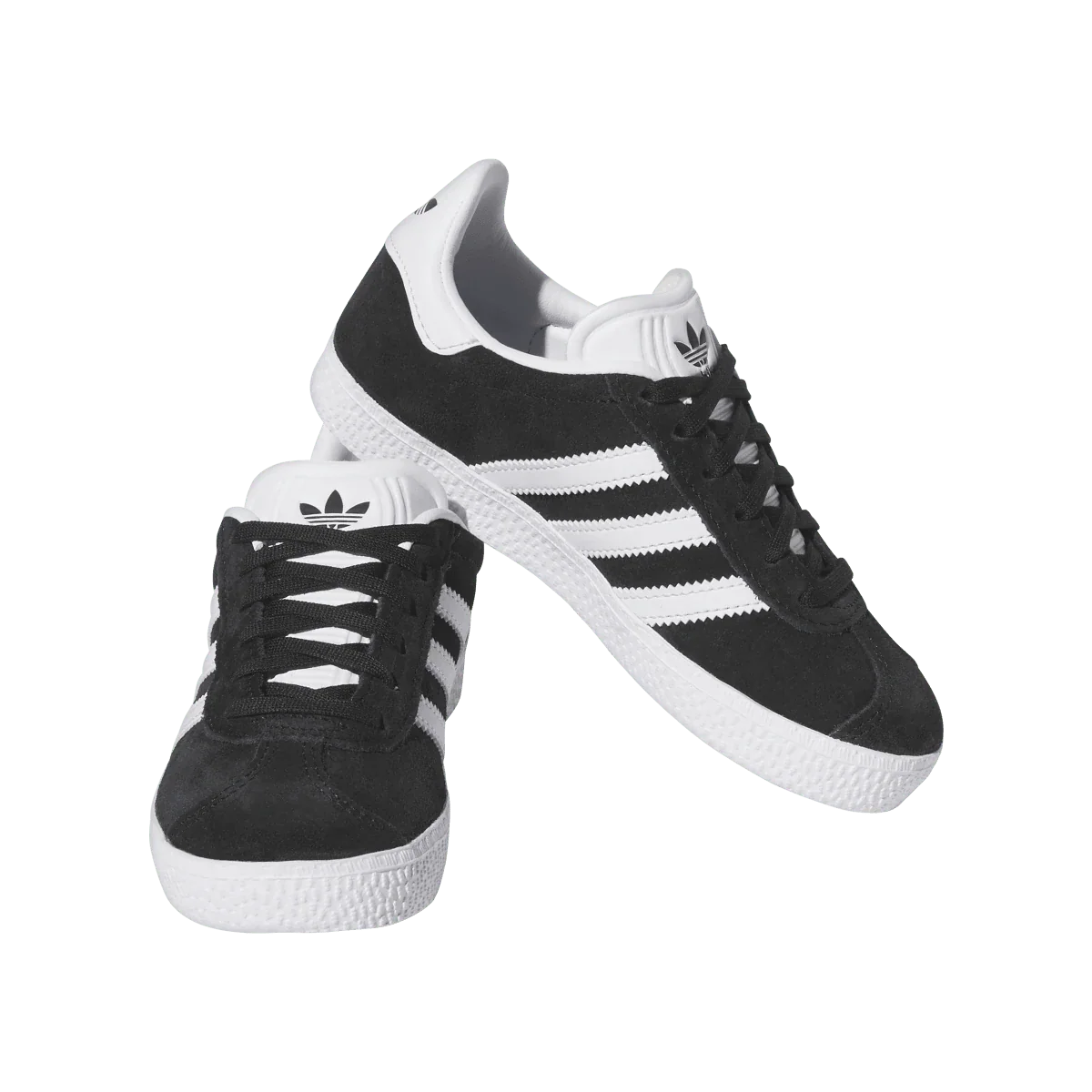 Overkicks - Adidas Gazelle Core Black Cloud White Gold Metallic (PS) (BB2507) - imagen 2
