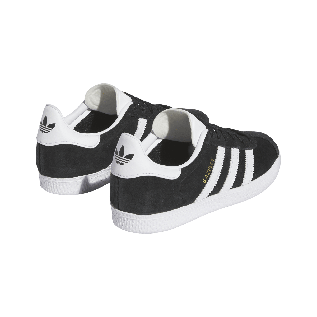 Overkicks - Adidas Gazelle Core Black Cloud White Gold Metallic (PS) (BB2507) - imagen 5