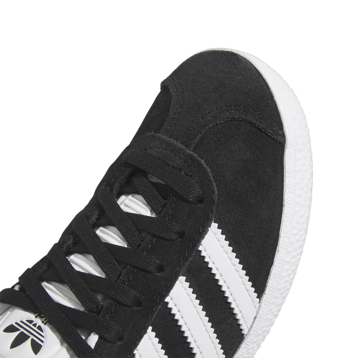 Overkicks - Adidas Gazelle Core Black Cloud White Gold Metallic (PS) (BB2507) - imagen 7