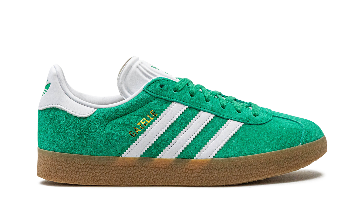 Overkicks - Adidas Gazelle Court Green Footwear White (IG0671) - detalle talón