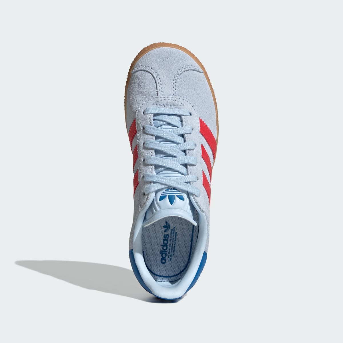 Overkicks - Adidas Gazelle Crystal Sky Lucid Red Blue Bird (PS) (KI4036) - imagen 3