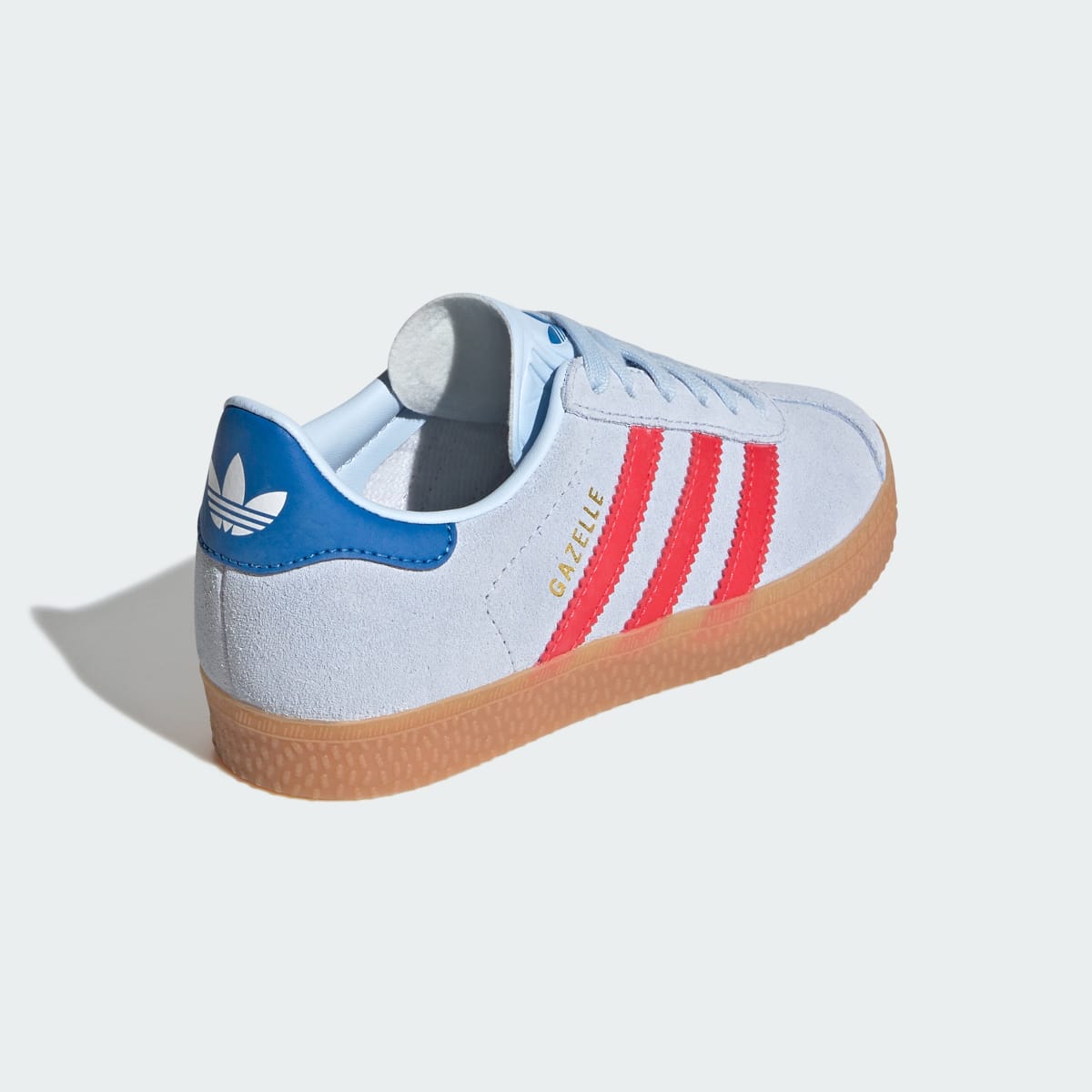 Overkicks - Adidas Gazelle Crystal Sky Lucid Red Blue Bird (PS) (KI4036) - imagen 5