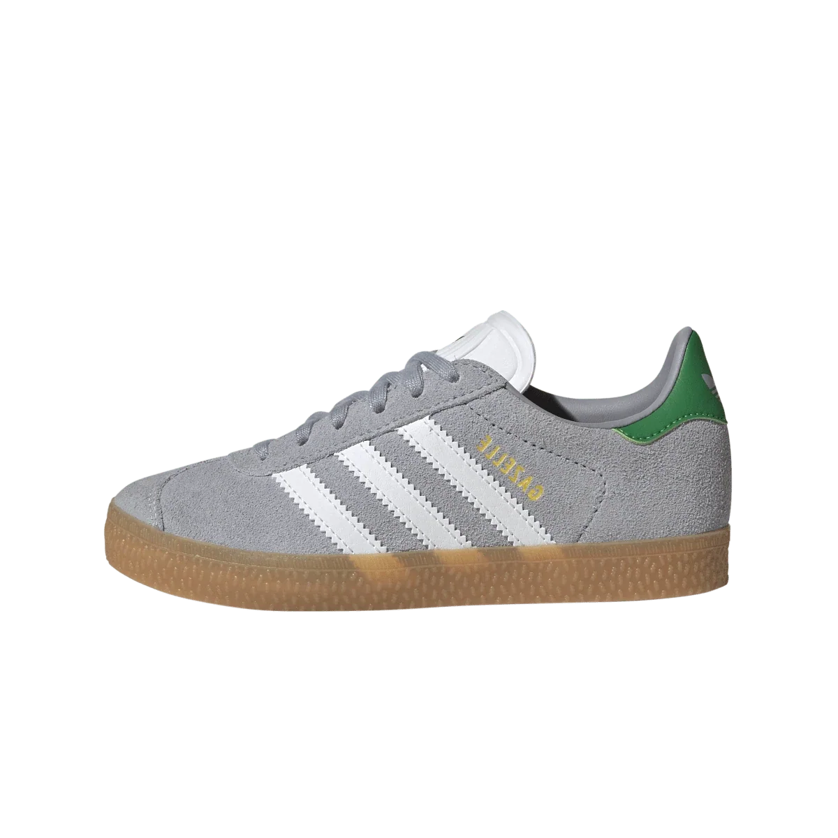 Overkicks - Adidas Gazelle Halo Silver Green (PS) (JQ5999) - vista lateral