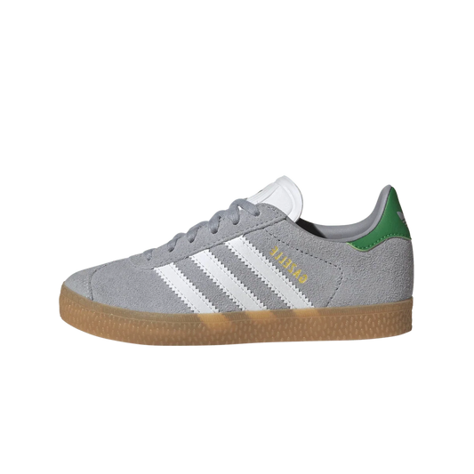Overkicks - Adidas Gazelle Halo Silver Green (PS) (JQ5999) - vista lateral