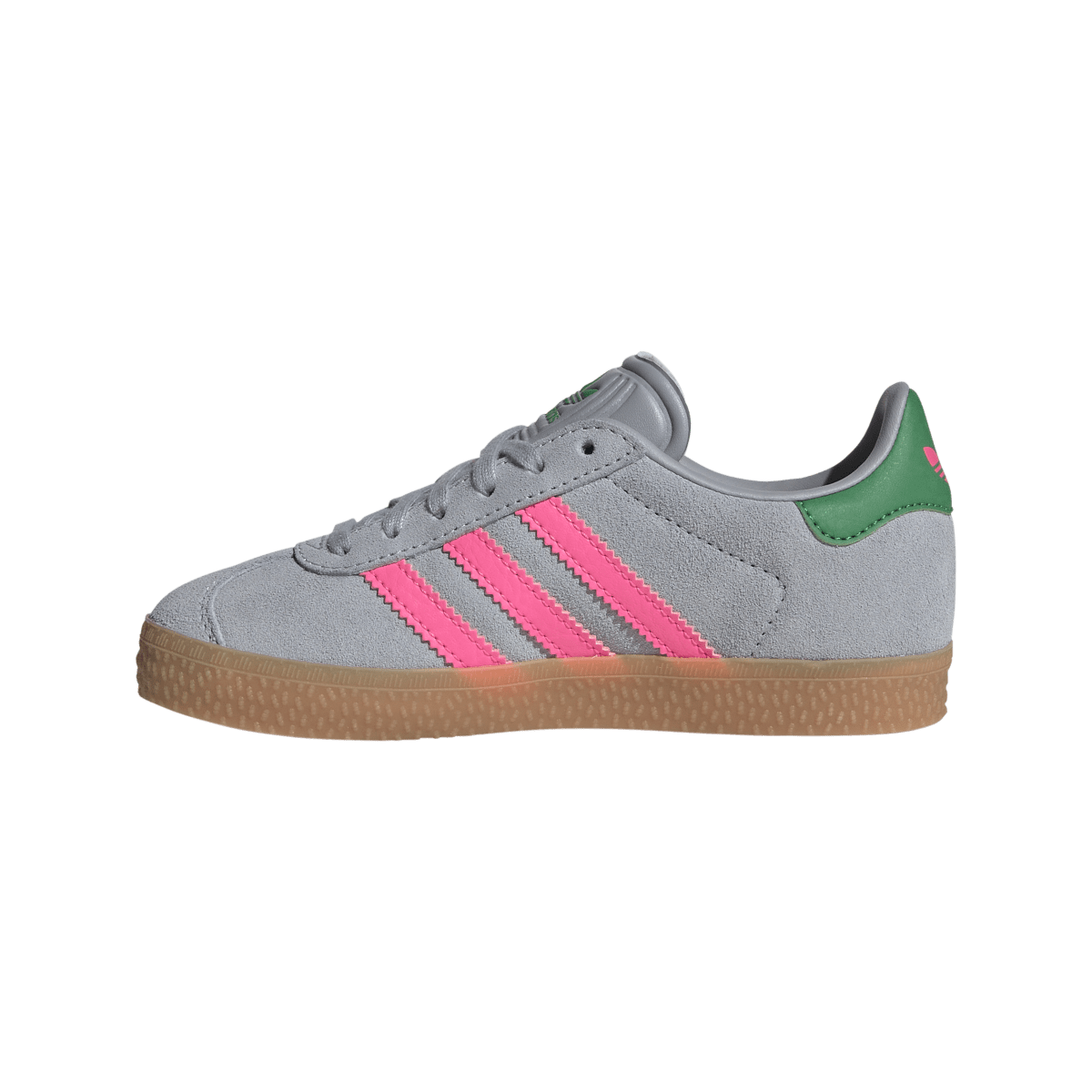 Overkicks - Adidas Gazelle Halo Silver Lucid Pink Green (PS) (IH6472) - imagen 6