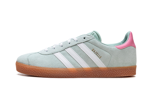 Overkicks - Adidas Gazelle Hazy Green Bliss Pink (IG9152) - vista lateral