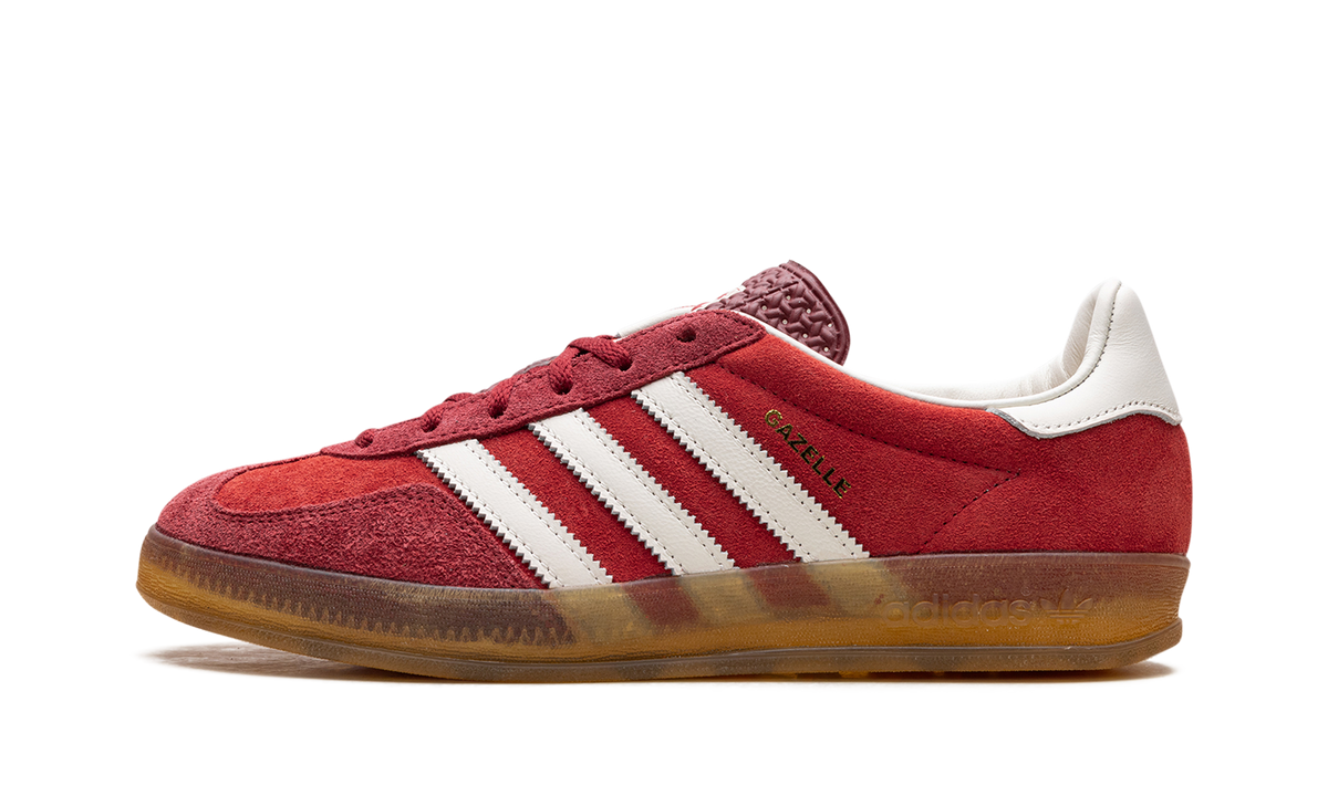 Overkicks - Adidas Gazelle Indoor Active Maroon (IE1051) - vista lateral