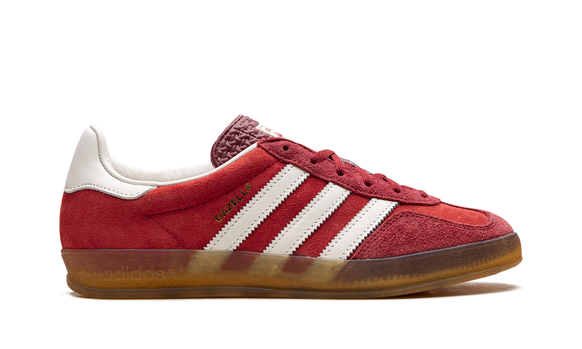 Overkicks - Adidas Gazelle Indoor Active Maroon (IE1051) - detalle talón