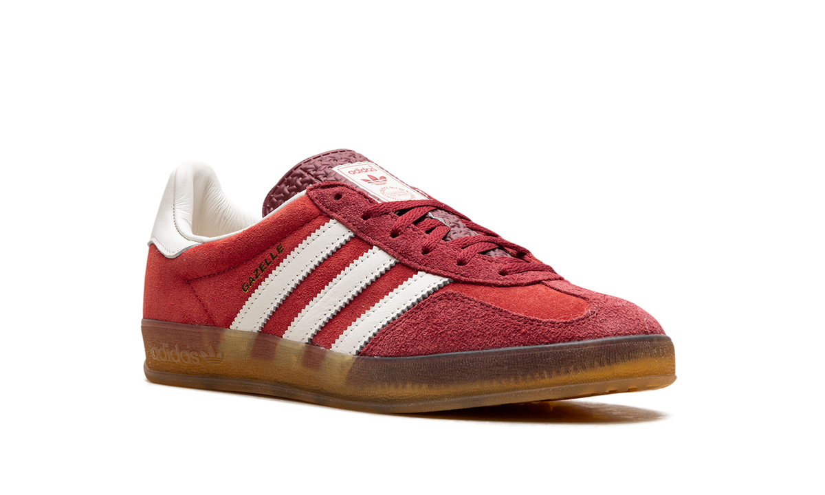 Overkicks - Adidas Gazelle Indoor Active Maroon (IE1051) - detalle lateral interior