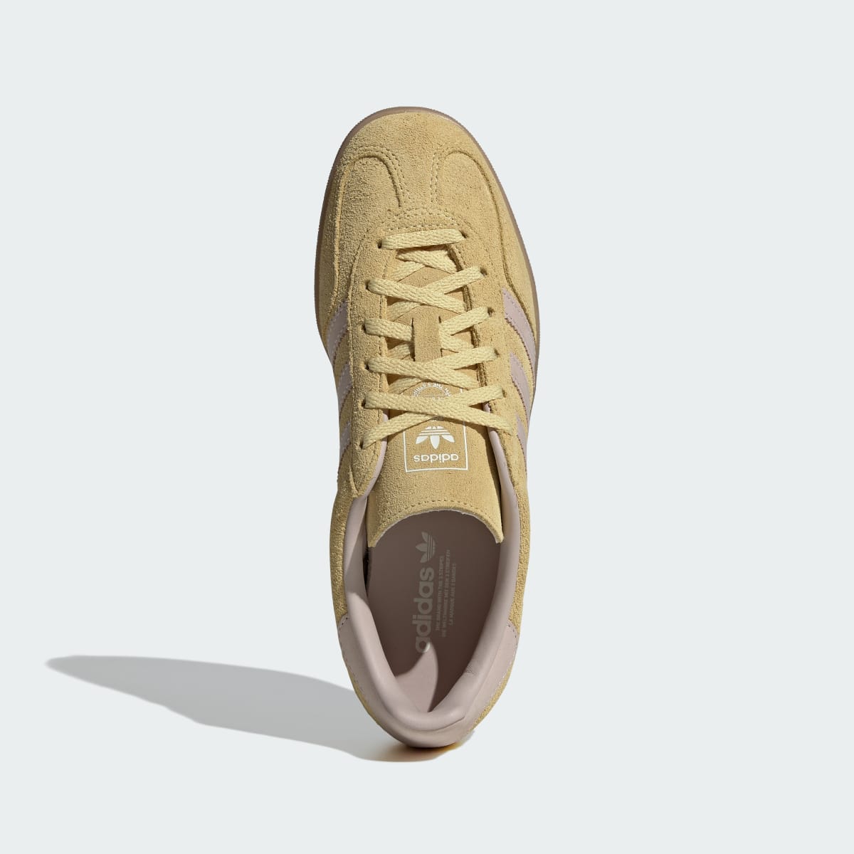 Overkicks - Adidas Gazelle Indoor Almost Yellow Wonder Quartz (IH9220) - detalle suela