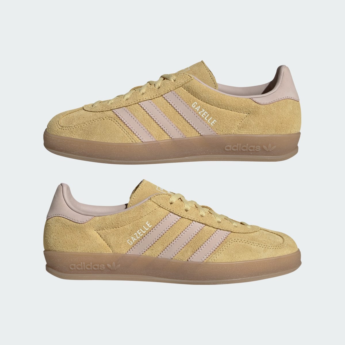 Overkicks - Adidas Gazelle Indoor Almost Yellow Wonder Quartz (IH9220) - detalle