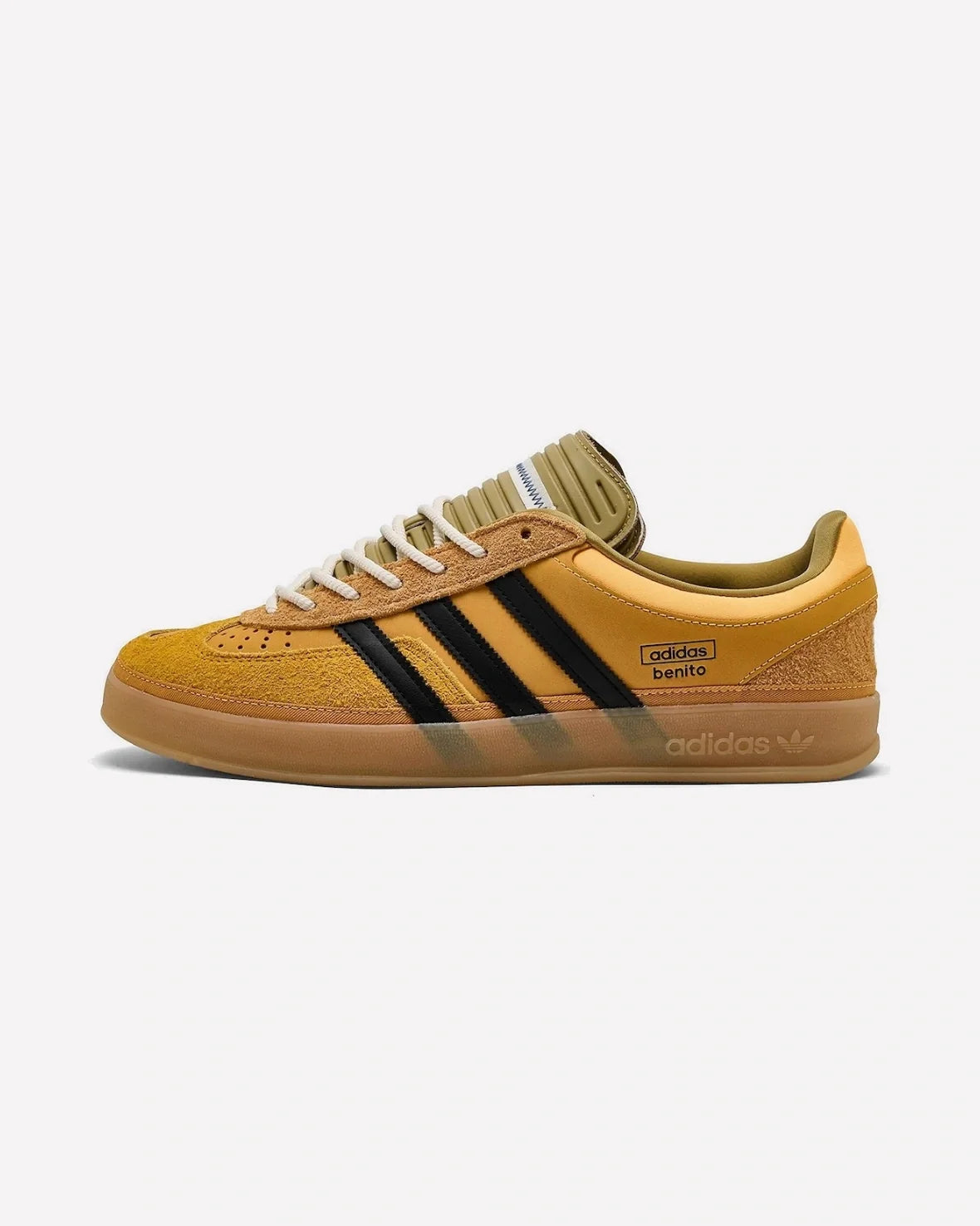 Overkicks - Adidas Gazelle Indoor Bad Bunny Solar Gold (KI2592) - vista lateral