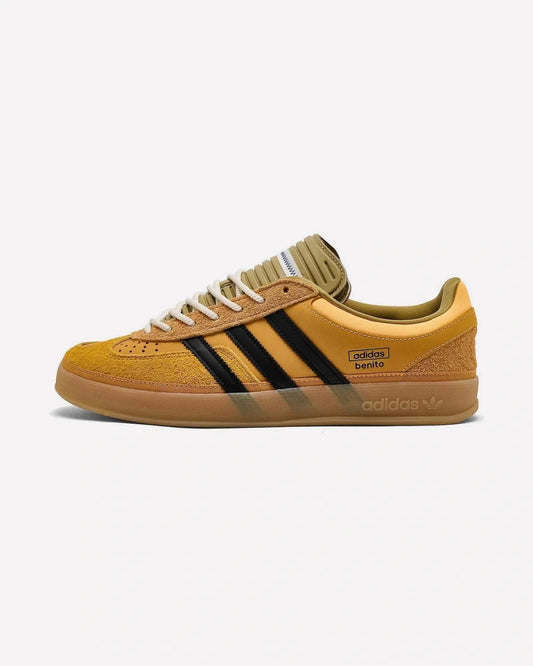 Overkicks - Adidas Gazelle Indoor Bad Bunny Solar Gold (KI2592) - vista lateral