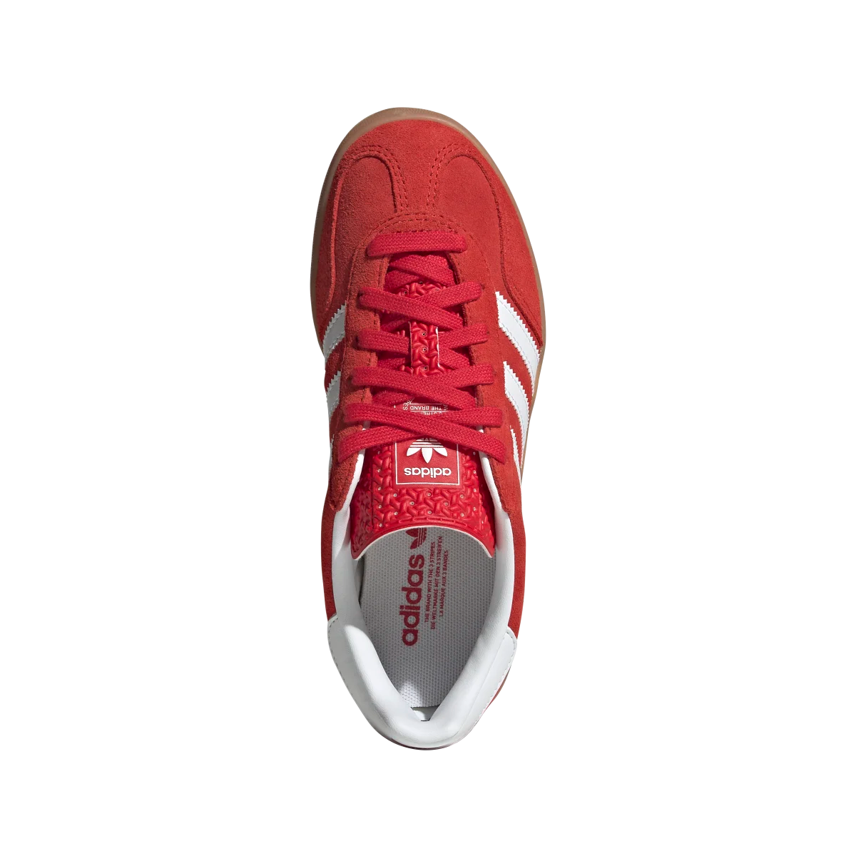 Overkicks - Adidas Gazelle Indoor Better Scarlet Cloud White Gum (JS3801) - par completo
