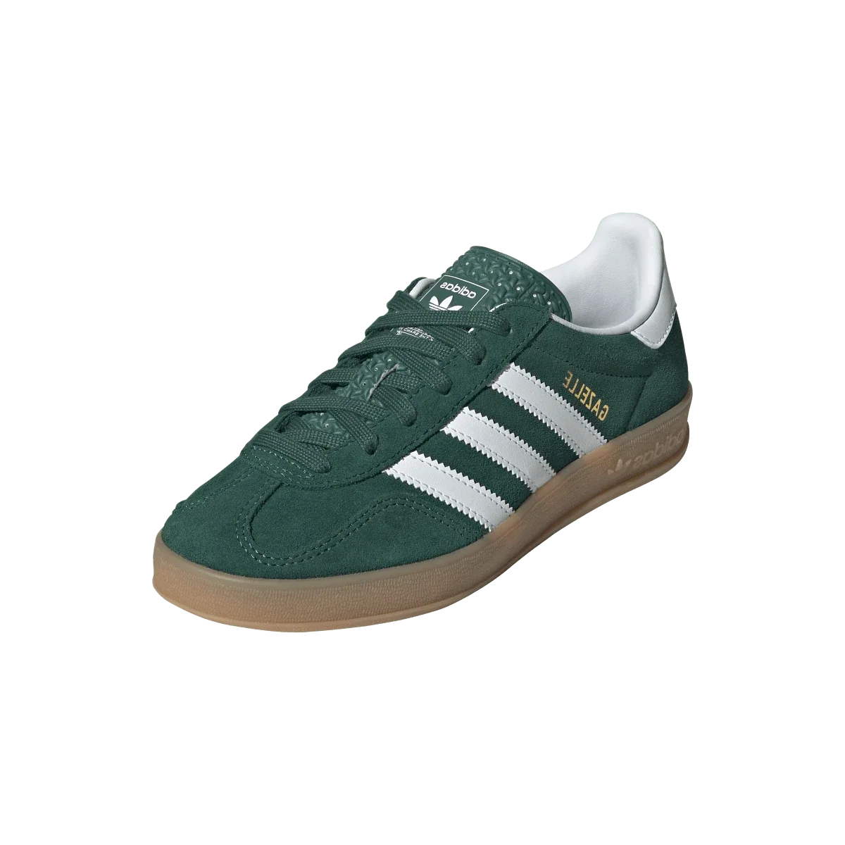 Overkicks - Adidas Gazelle Indoor Collegiate Green Cloud White Gum (GS) (JS3800) - imagen 2