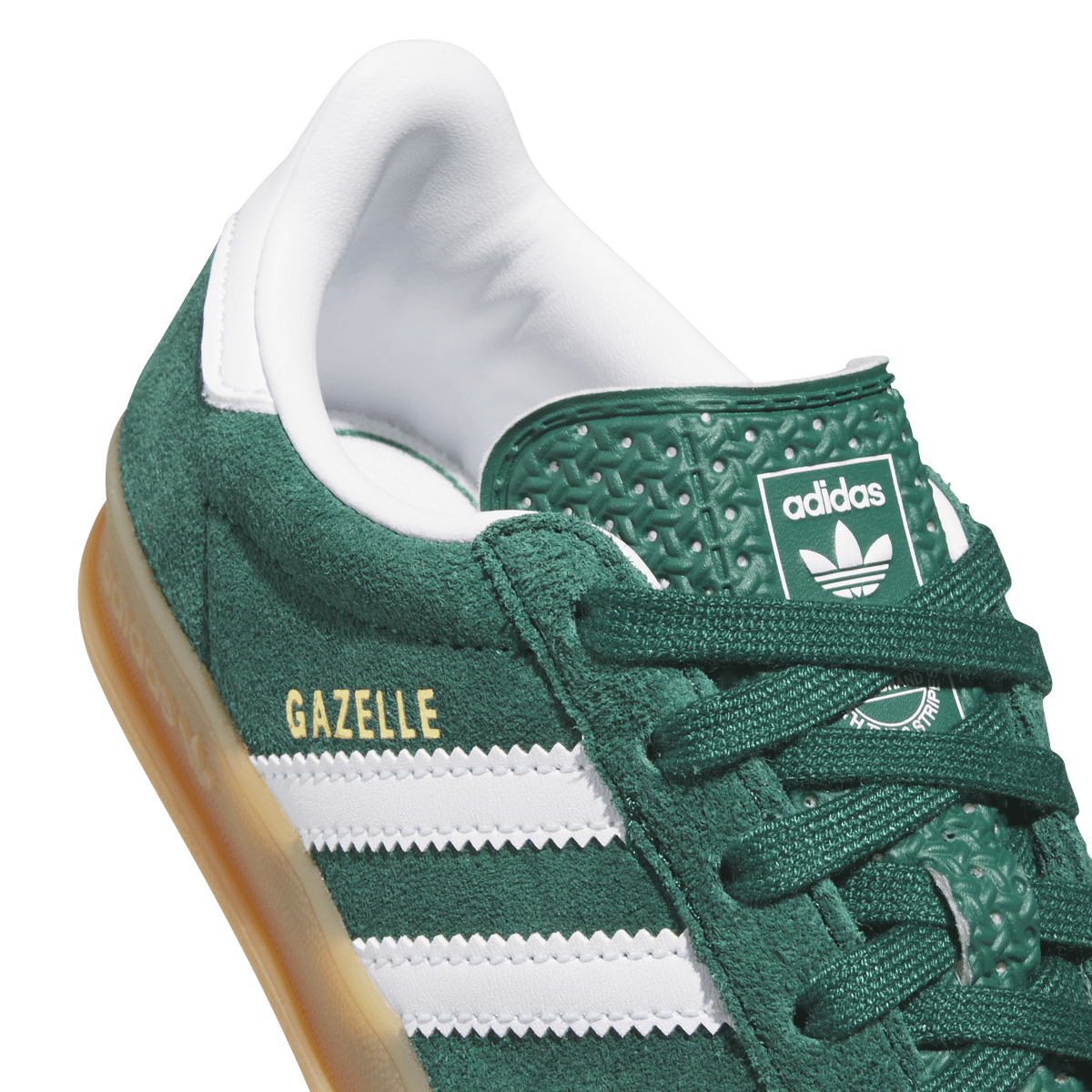 Overkicks - Adidas Gazelle Indoor Collegiate Green White Gum (PS) (IH9134) - imagen 7