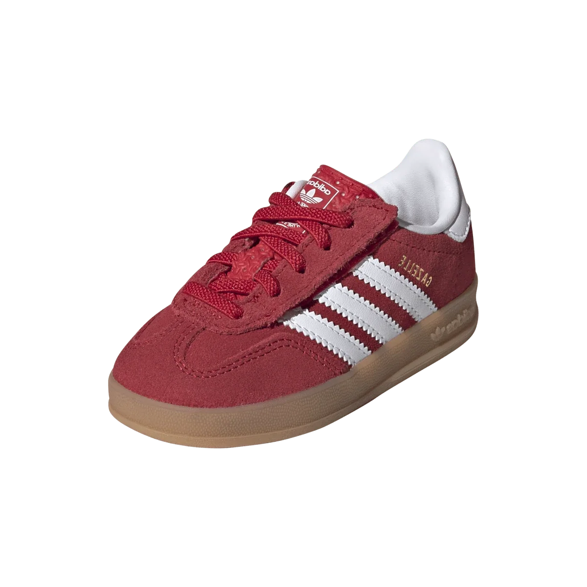 Overkicks - Adidas Gazelle Indoor Comfort Closure Better Scarlet White Gum (TD) (IH9132) - imagen 2