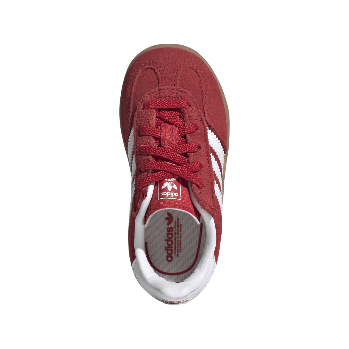 Overkicks - Adidas Gazelle Indoor Comfort Closure Better Scarlet White Gum (TD) (IH9132) - imagen 3