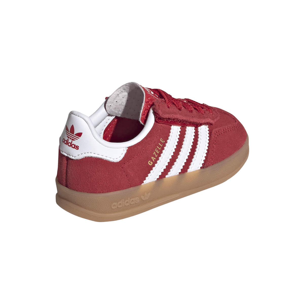Overkicks - Adidas Gazelle Indoor Comfort Closure Better Scarlet White Gum (TD) (IH9132) - imagen 5