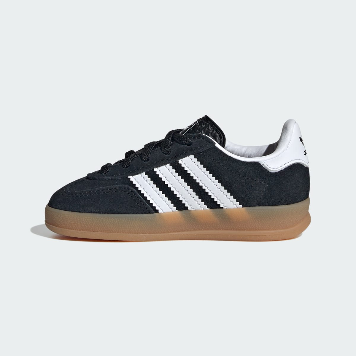 Overkicks - Adidas Gazelle Indoor Comfort Closure Black White Gum (TD) (IH9131) - imagen 6