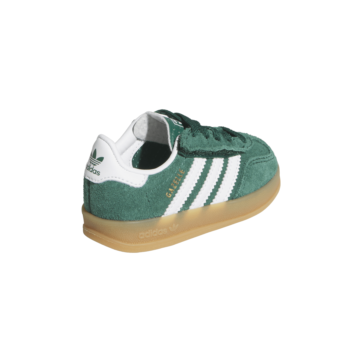 Overkicks - Adidas Gazelle Indoor Comfort Closure Collegiate Green White Gum (TD) (IH9130) - imagen 5