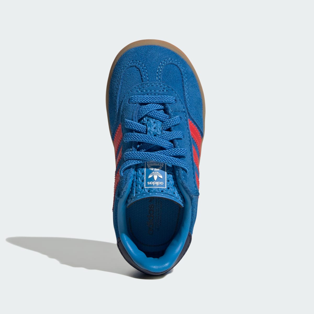 Overkicks - Adidas Gazelle Indoor Comfort Closure Lucid Ray Blue Lucid Red (TD) (IH4011) - imagen 3