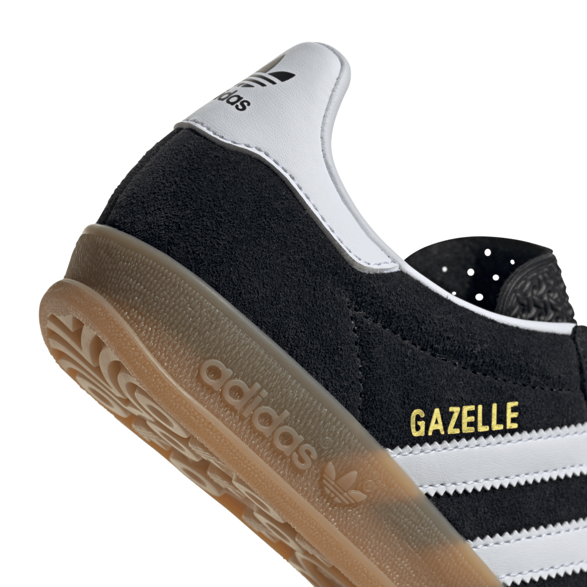 Overkicks - Adidas Gazelle Indoor Core Black Cloud White Gum (JQ8701) - detalle