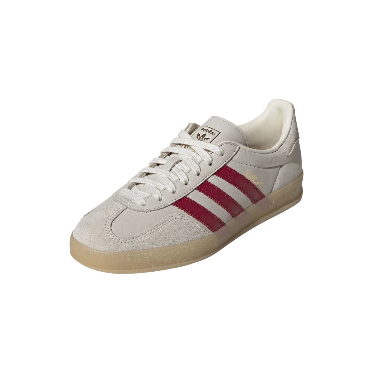 Overkicks - Adidas Gazelle Indoor Cream White Red Gum (IH9676) - vista trasera