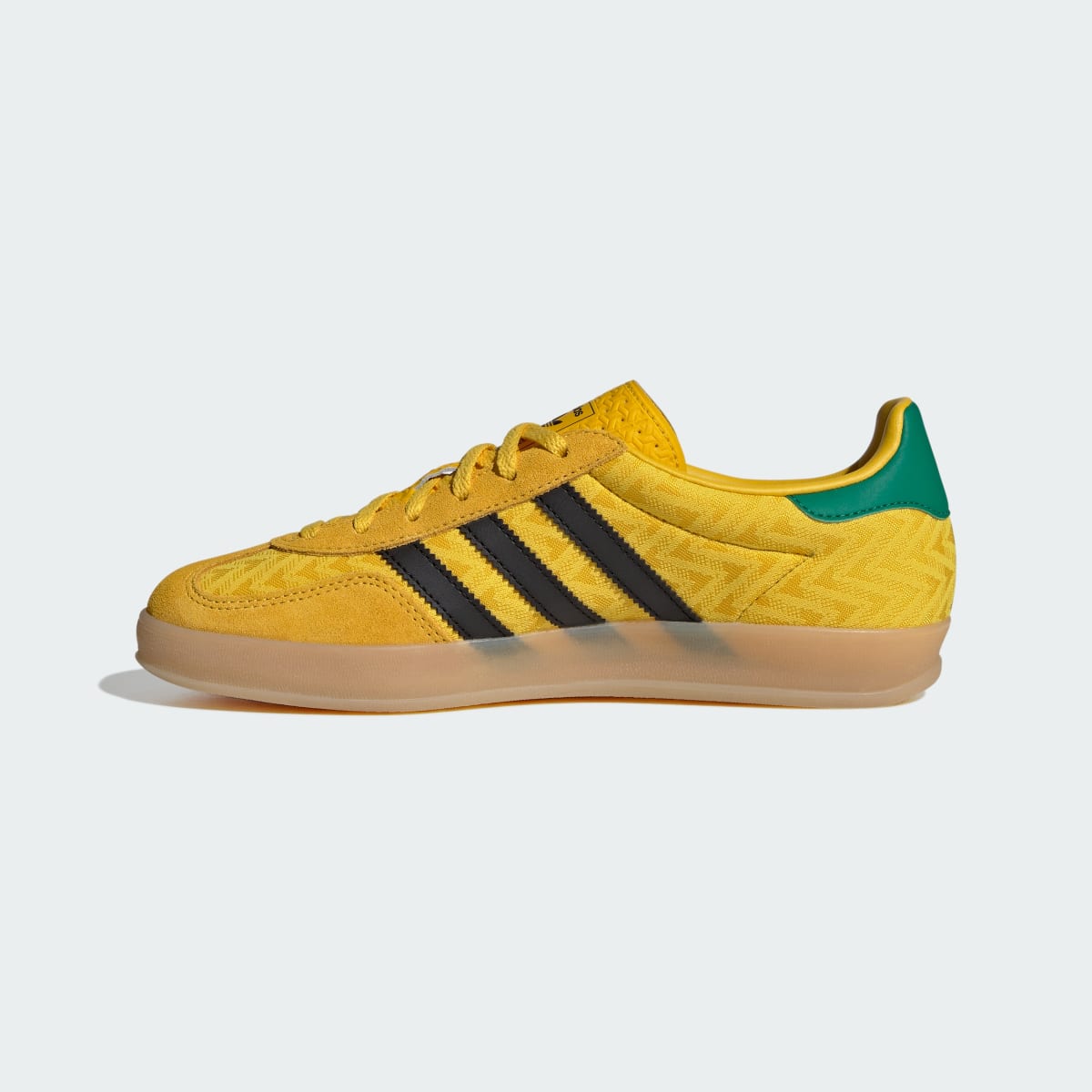 Overkicks - Adidas Gazelle Indoor EQT Yellow Black (JR2417) - detalle talón