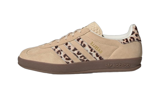 Overkicks - Adidas Gazelle Indoor Leopard Crystal Sand (HQ0286) - vista lateral