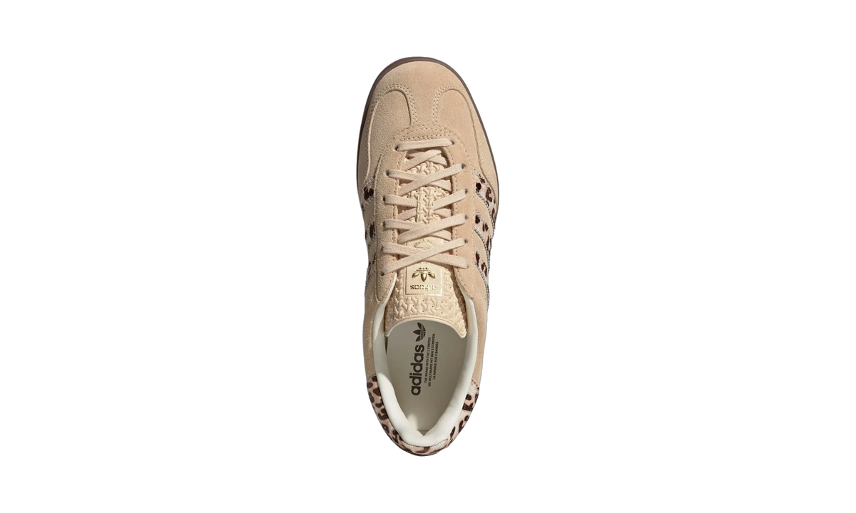 Overkicks - Adidas Gazelle Indoor Leopard Crystal Sand (HQ0286) - vista trasera