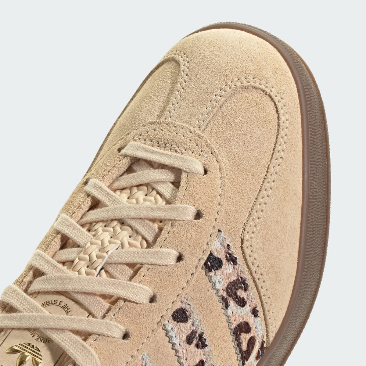 Overkicks - Adidas Gazelle Indoor Leopard Crystal Sand (HQ0286) - detalle