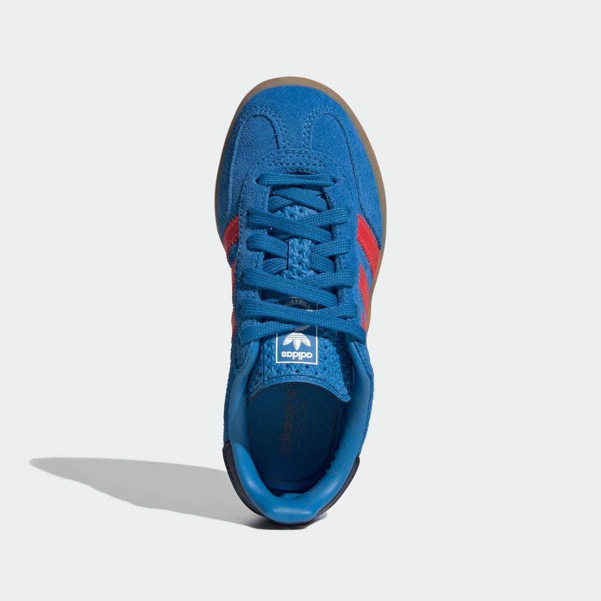 Overkicks - Adidas Gazelle Indoor Lucid Ray Blue Lucid Red (PS) (IH4008) - imagen 3