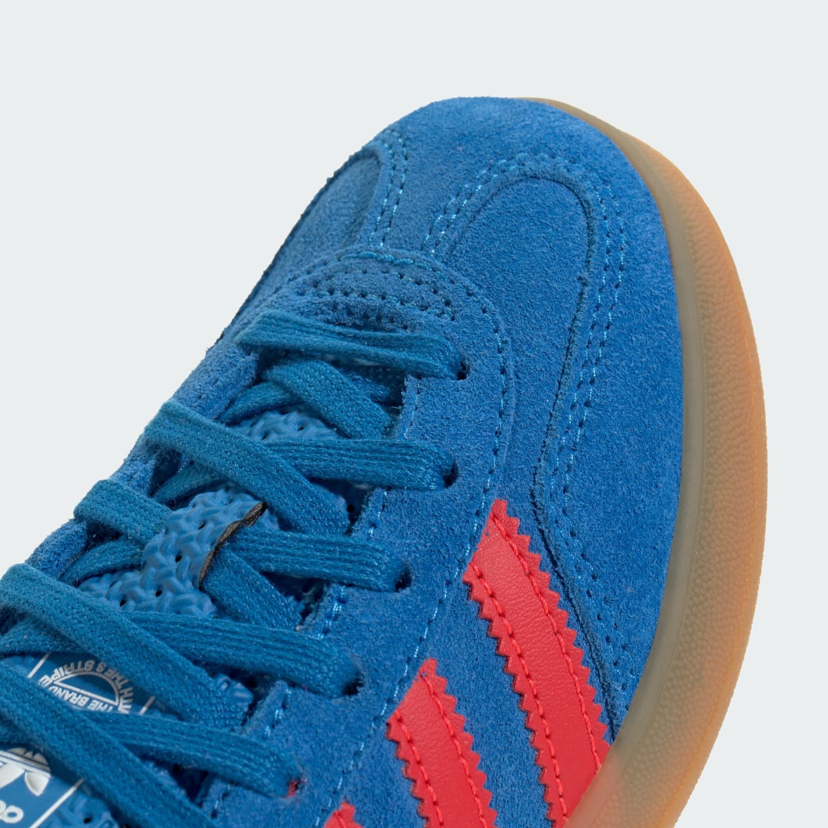 Overkicks - Adidas Gazelle Indoor Lucid Ray Blue Lucid Red (PS) (IH4008) - imagen 8