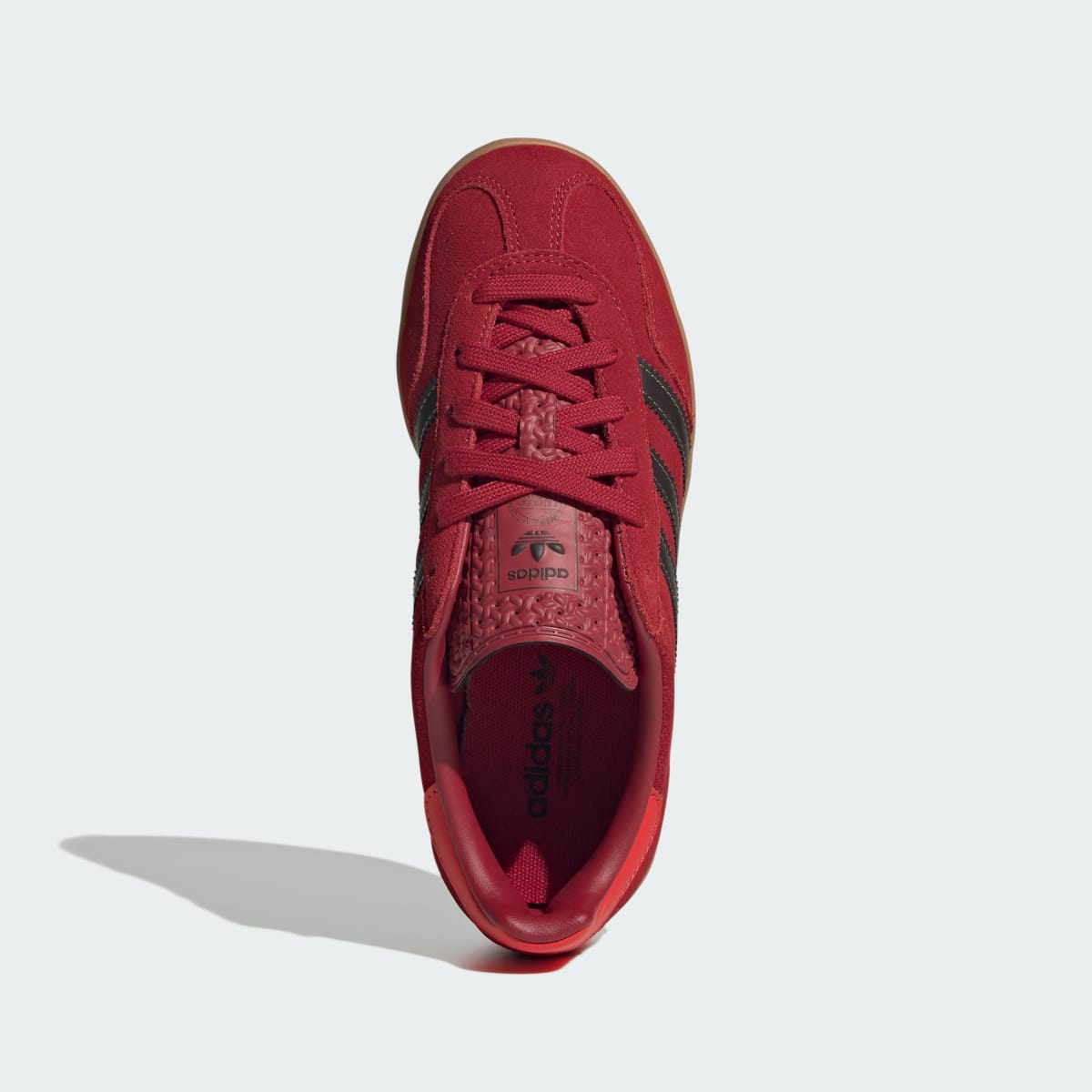 Overkicks - Adidas Gazelle Indoor Team Victory Red Aurora Coffee (IH6448) - par completo