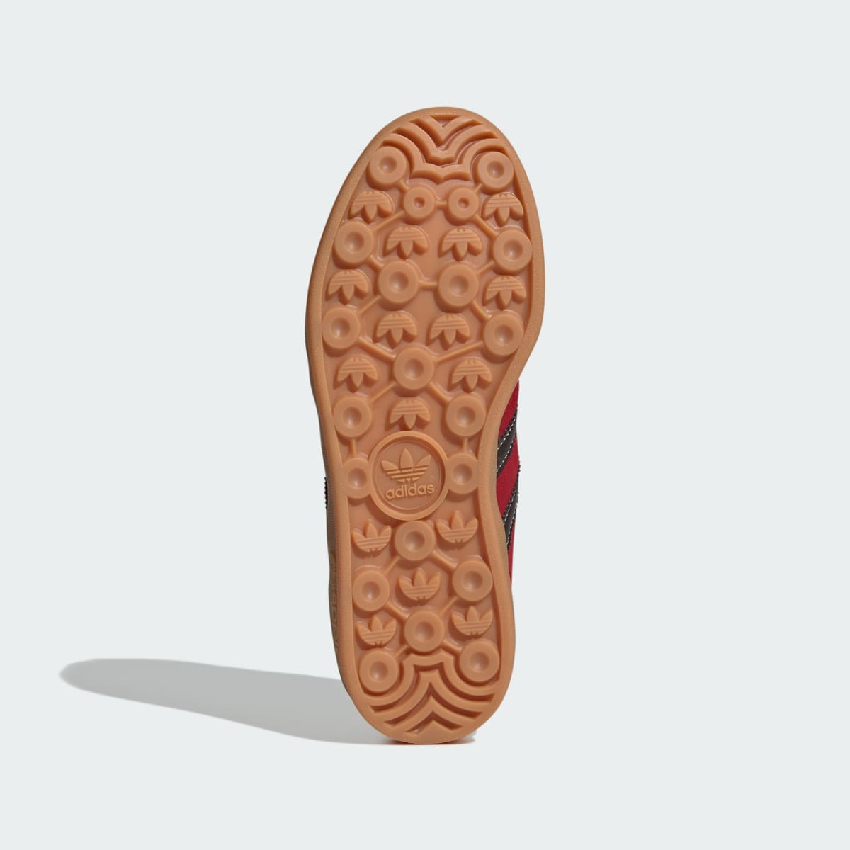 Overkicks - Adidas Gazelle Indoor Team Victory Red Aurora Coffee (IH6448) - detalle suela