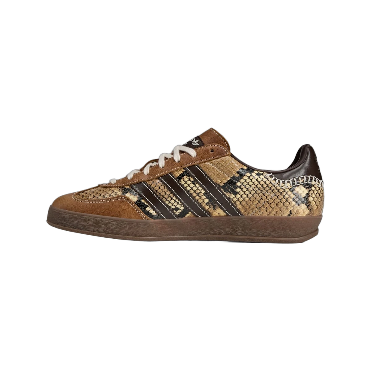 Overkicks - Adidas Gazelle Indoor Wales Bonner Snakeskin (KK3641) - detalle talón