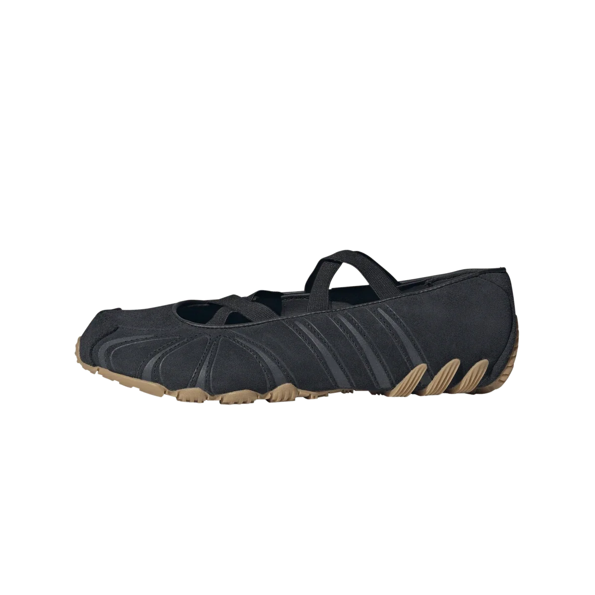 Overkicks - Adidas Ghost Sprint Ballet Black Gum (Womens) (KI7740) - vista lateral