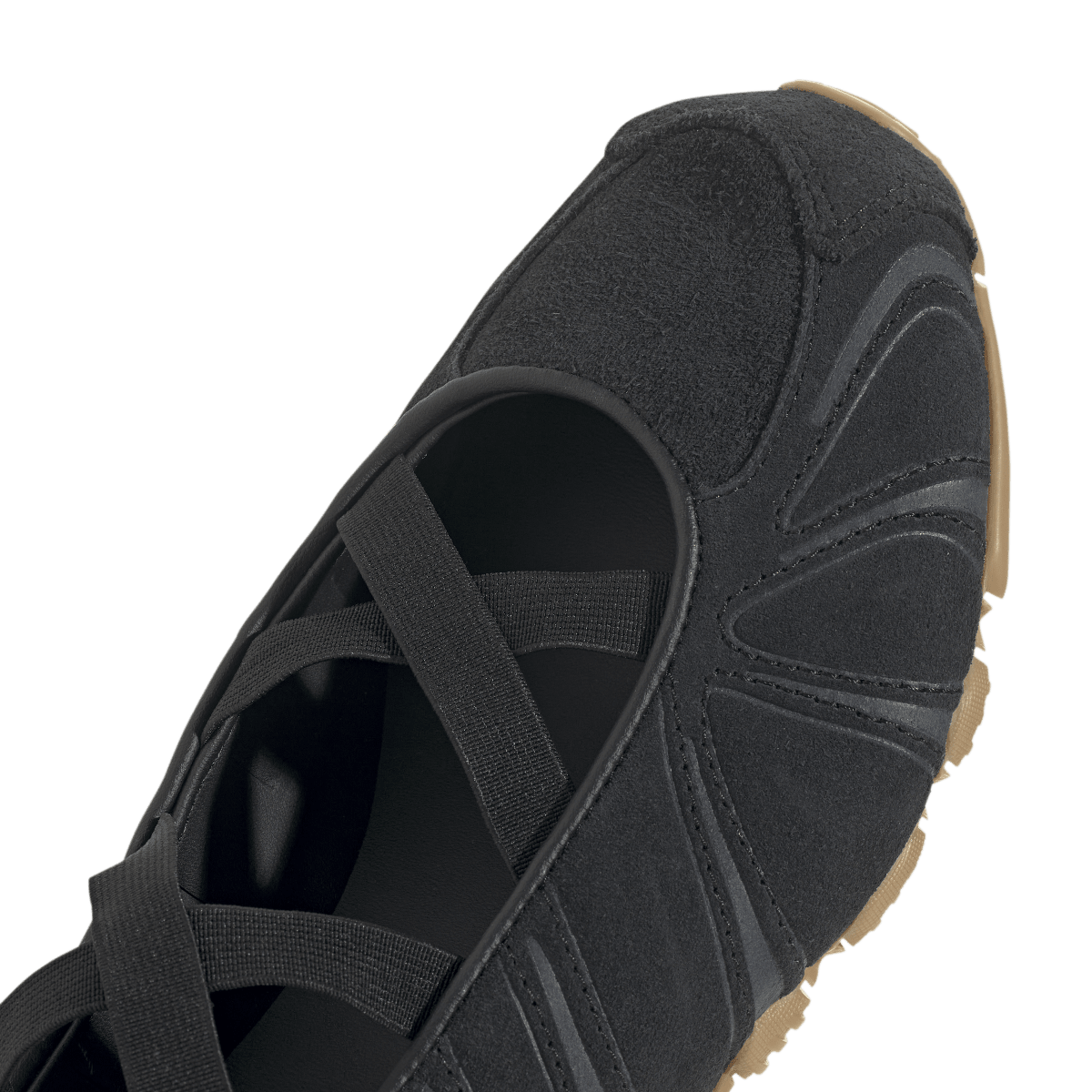 Overkicks - Adidas Ghost Sprint Ballet Black Gum (Womens) (KI7740) - detalle lateral interior