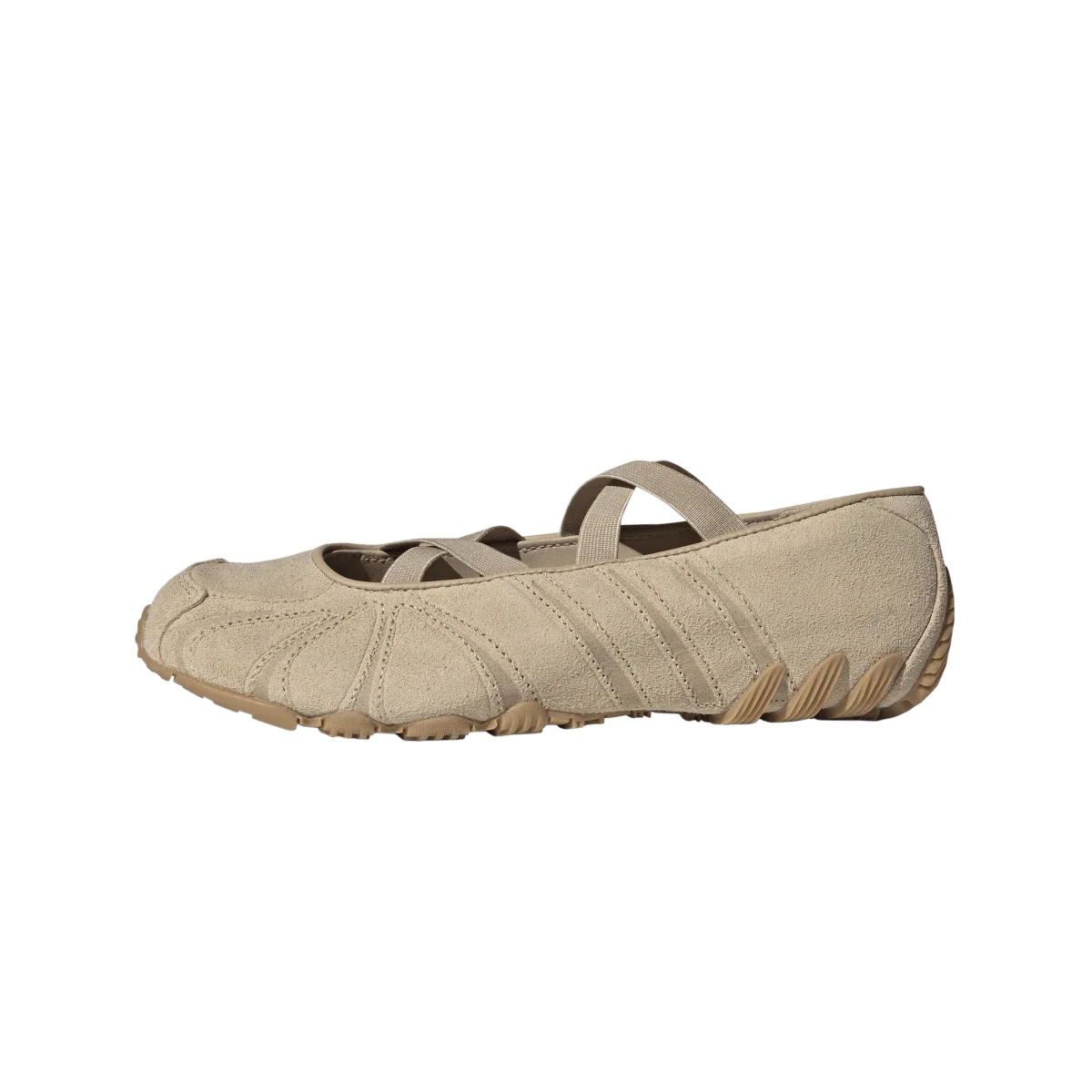 Overkicks - Adidas Ghost Sprint Ballet Magic Beige Gum (Womens) (KI7738) - vista lateral