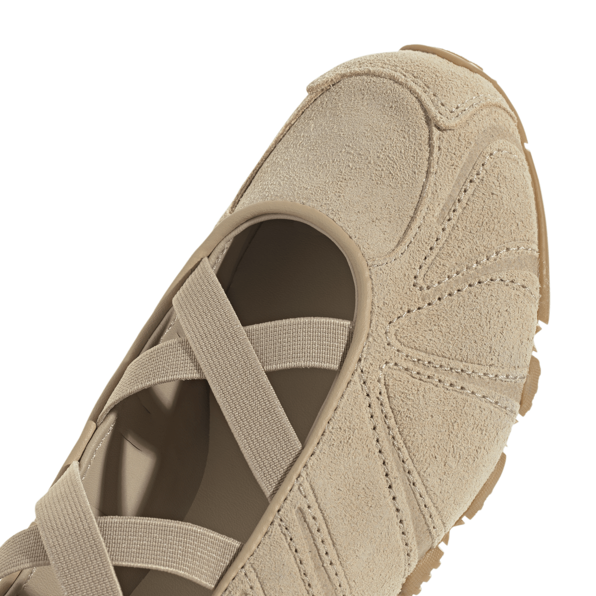 Overkicks - Adidas Ghost Sprint Ballet Magic Beige Gum (Womens) (KI7738) - detalle lateral interior
