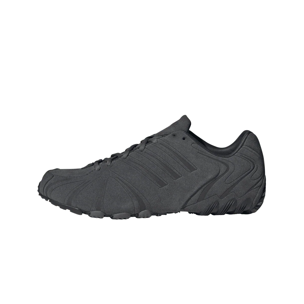 Overkicks - Adidas Ghost Sprint Carbon Black (Womens) (JS1068) - vista lateral