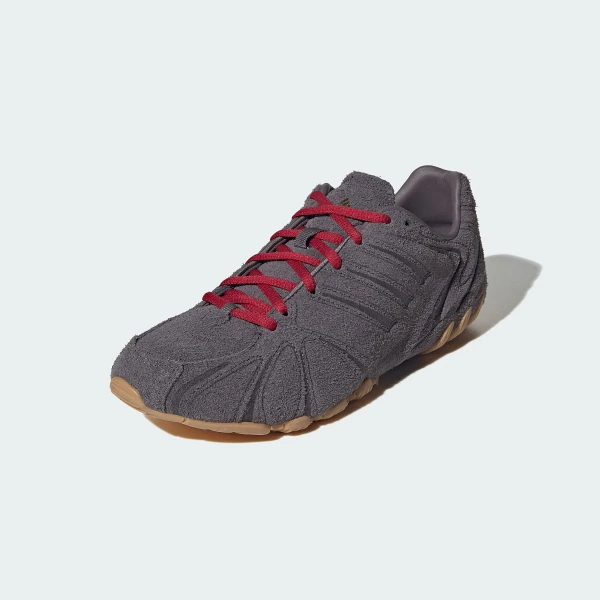 Overkicks - Adidas Ghost Sprint Grey Strata Team Victory Red (Womens) (KI4563) - vista trasera