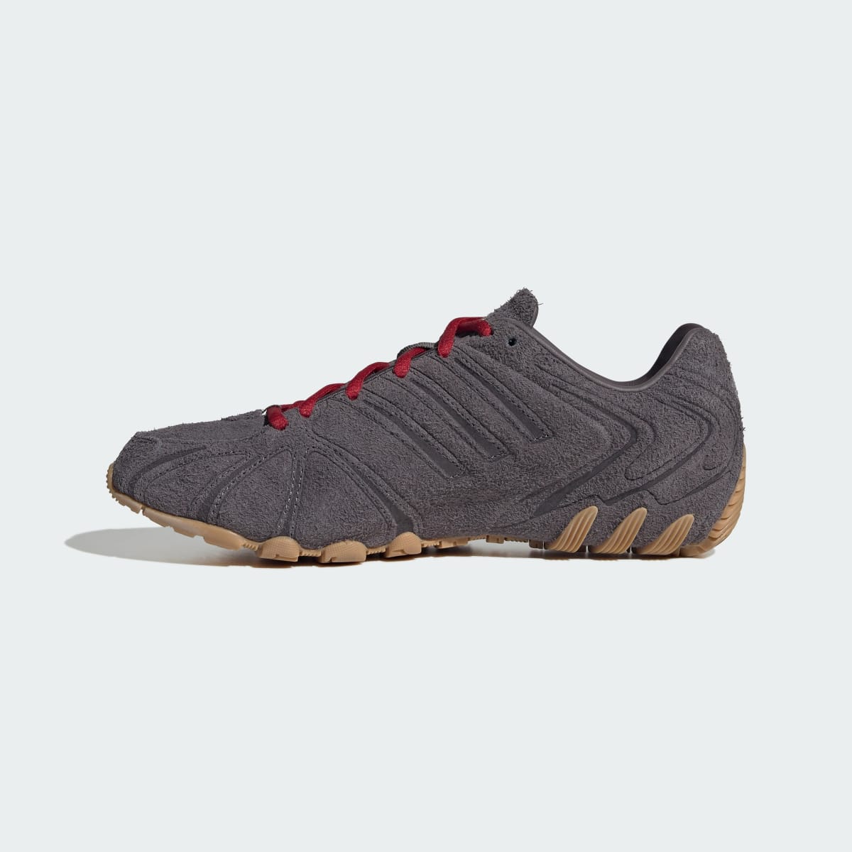 Overkicks - Adidas Ghost Sprint Grey Strata Team Victory Red (Womens) (KI4563) - detalle talon